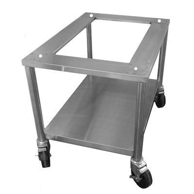 STAND 30"H STAINL. STEEL W / LOCKING CASTERS 2416-2418